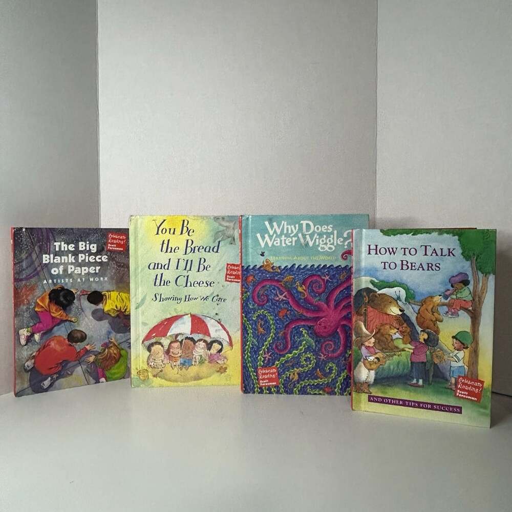 Scott Foresman Celebrate Reading! Hardcover Childrens Book Lot of 4